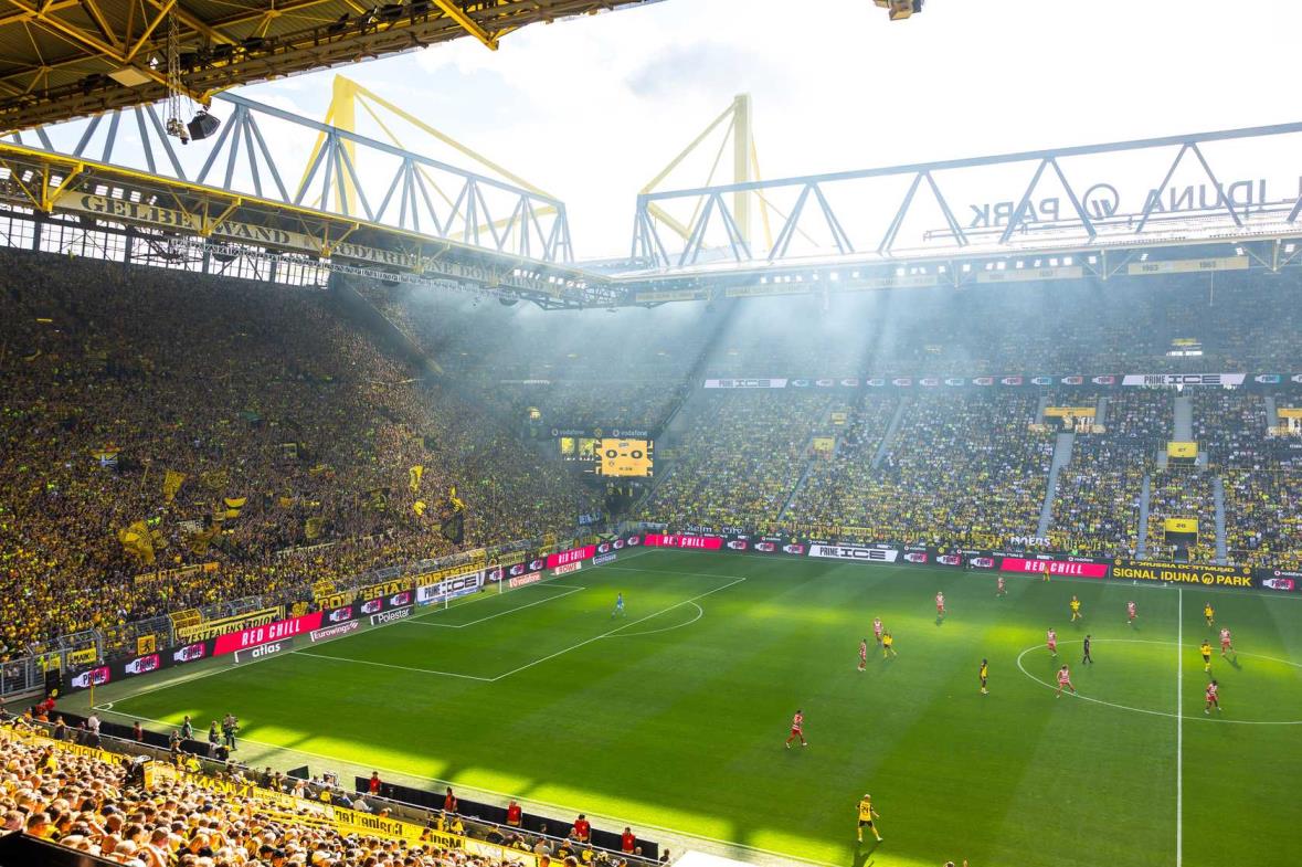ボルシア ドルトムント ホームスタジアムの様子
